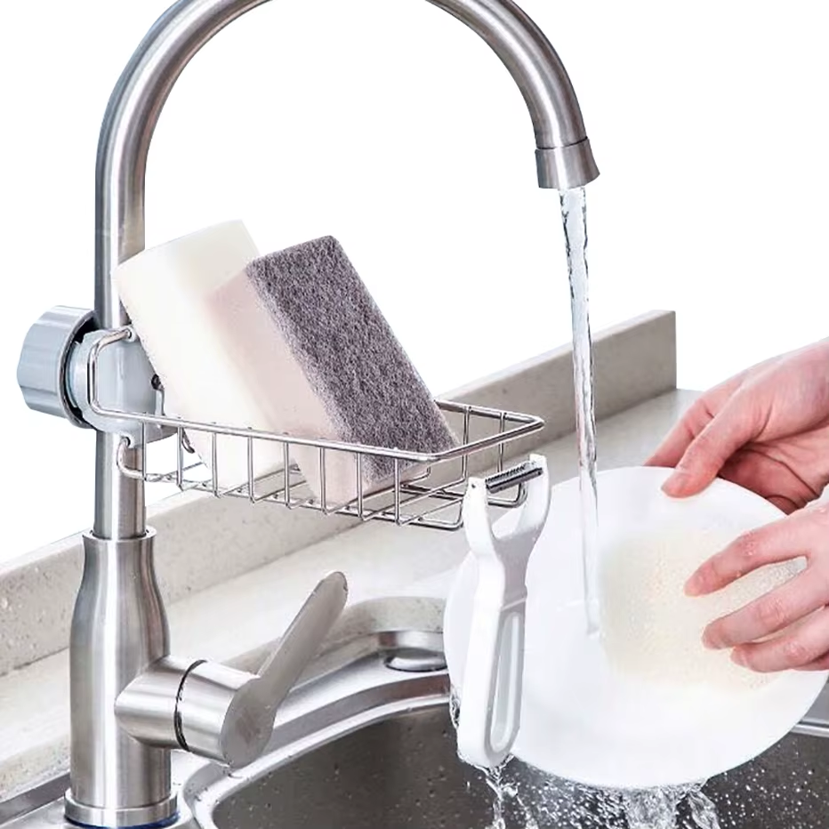 New Rotatable Stainless Steel Sink Drainer