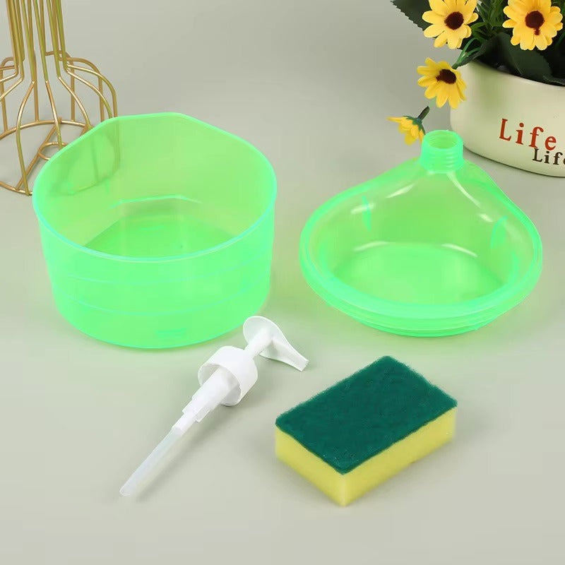 Liquid Soap Dispenser Set Sink Organizer