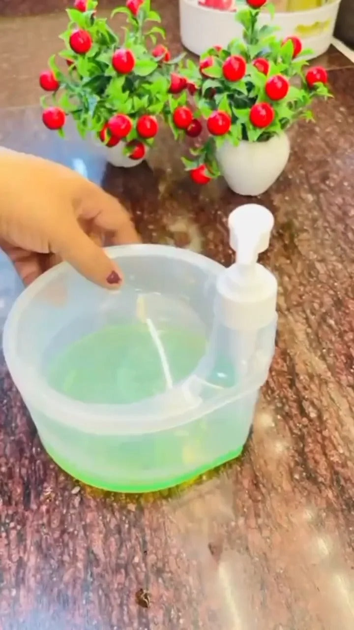 Liquid Soap Dispenser Set Sink Organizer